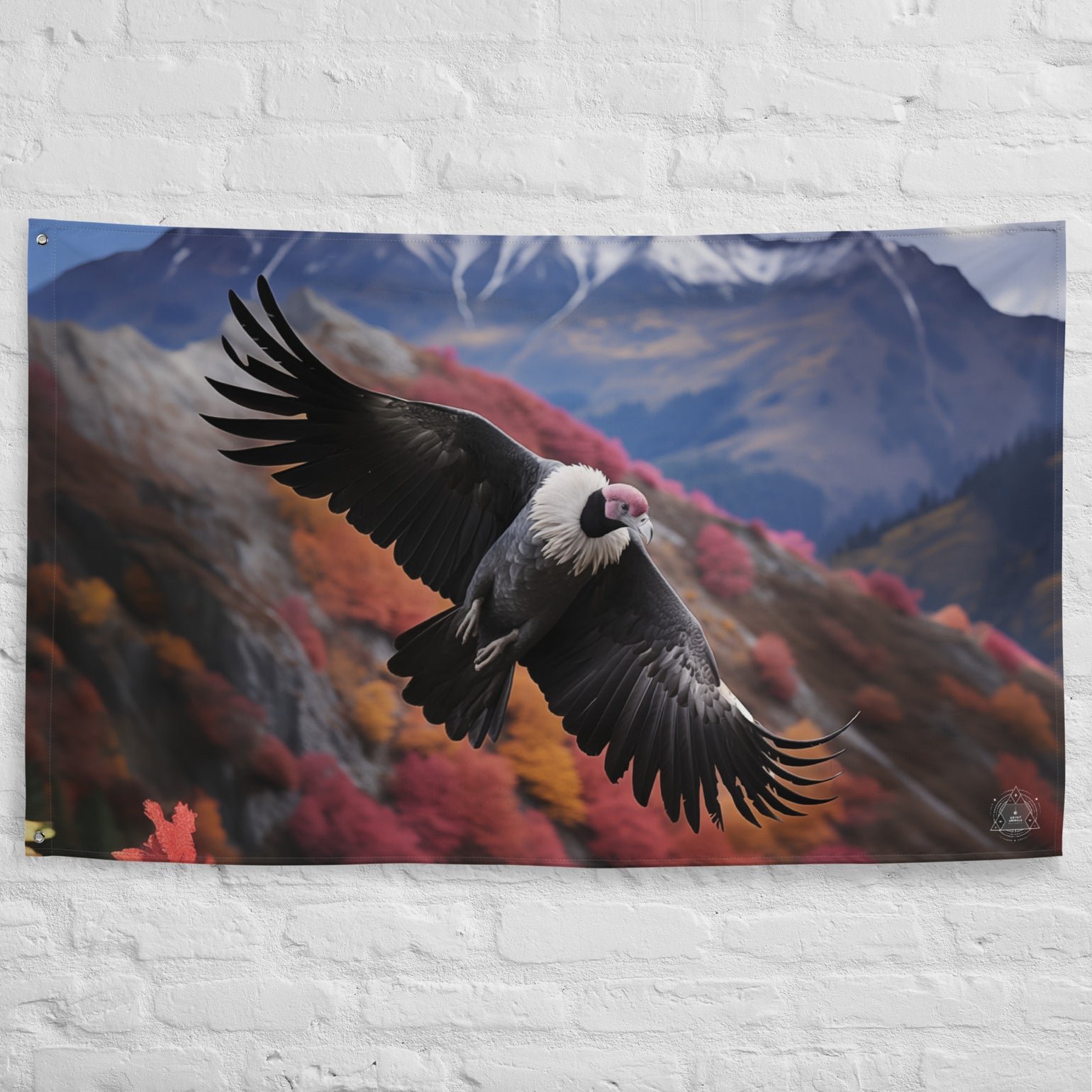 Condor Spirit Animal Flag Wall Art