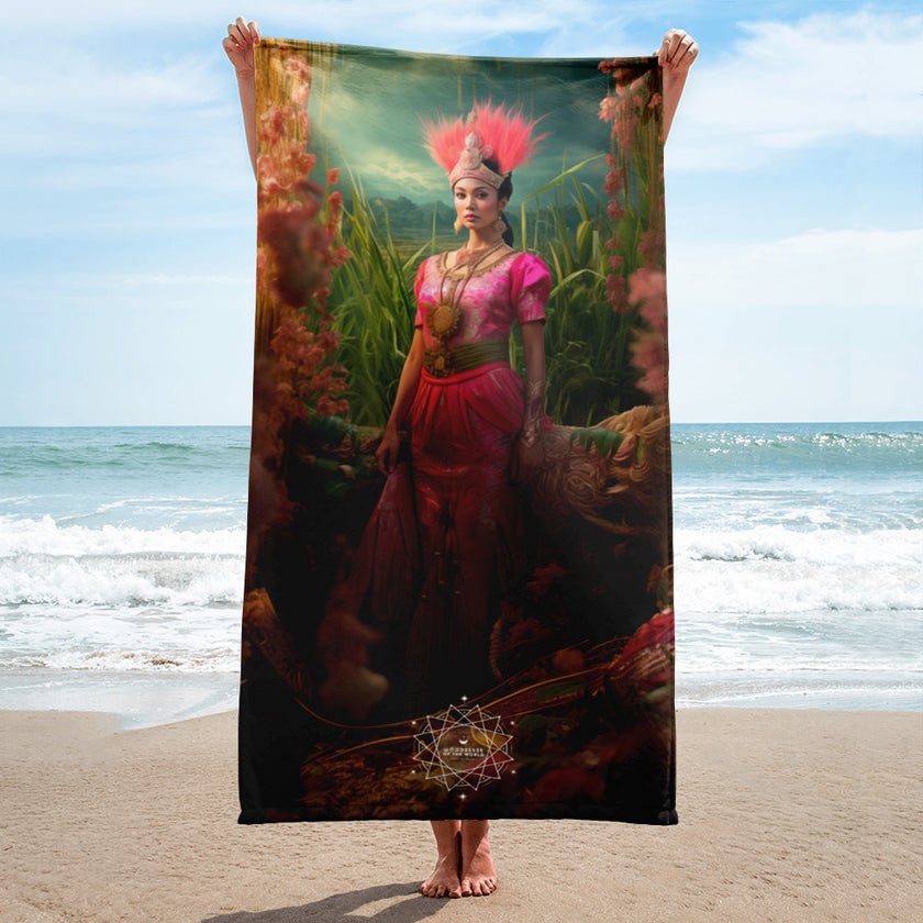 Mae Phosop Goddess Lightweight Beach Towel