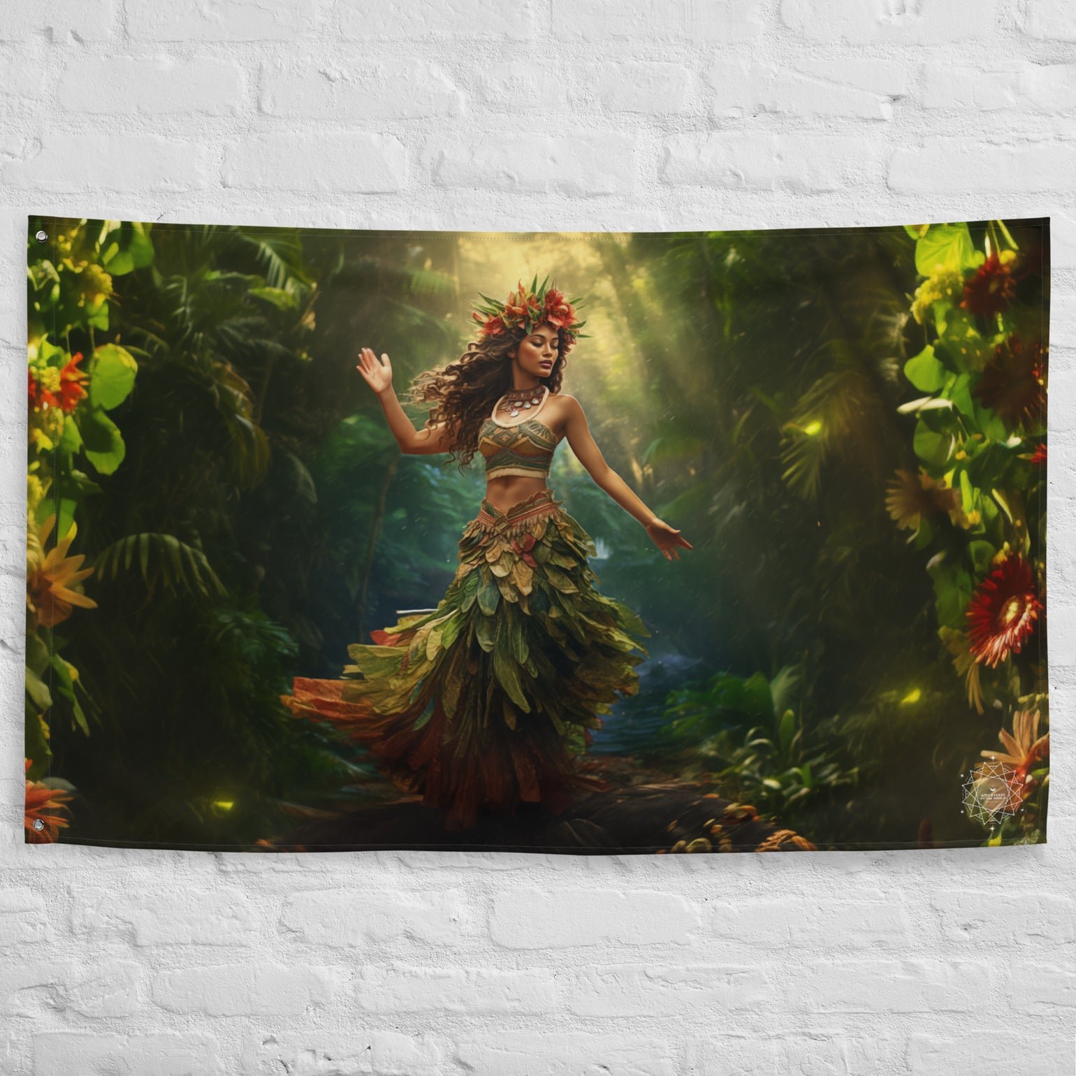 Laka Goddess Flag Wall Art