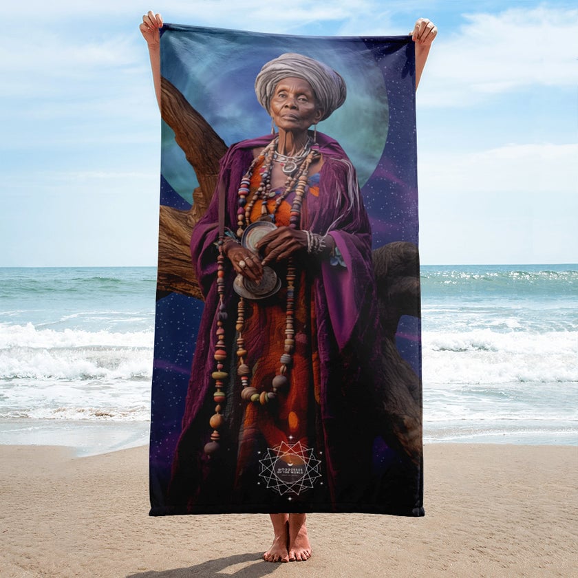 Nana Buluku Goddess Lightweight Beach Towel