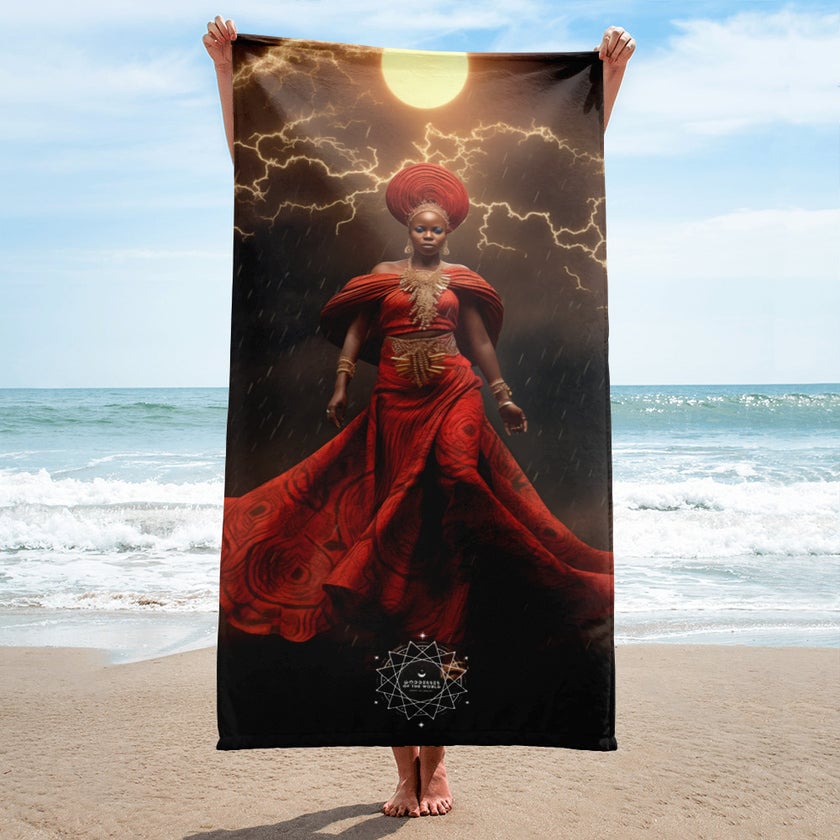 Oya Goddess Lightweight Beach Towel