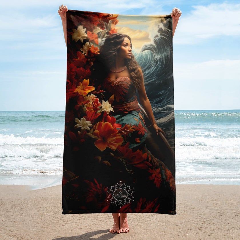 Sina-Uli Goddess Lightweight Beach Towel
