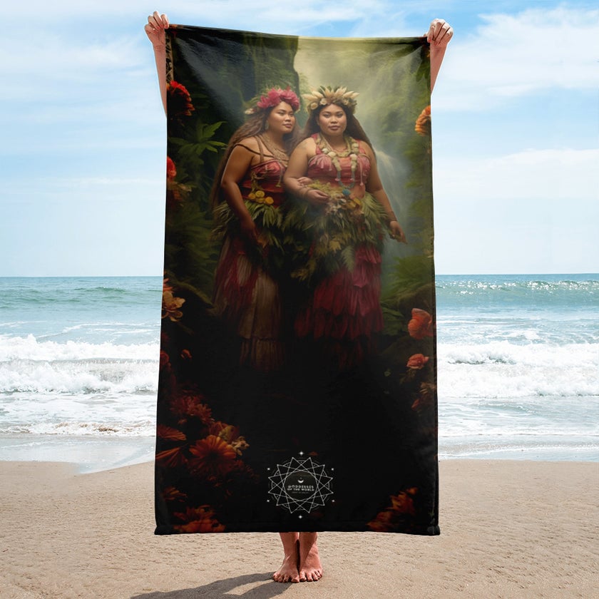 Taema & Tilafaiga Goddesses Lightweight Beach Towel