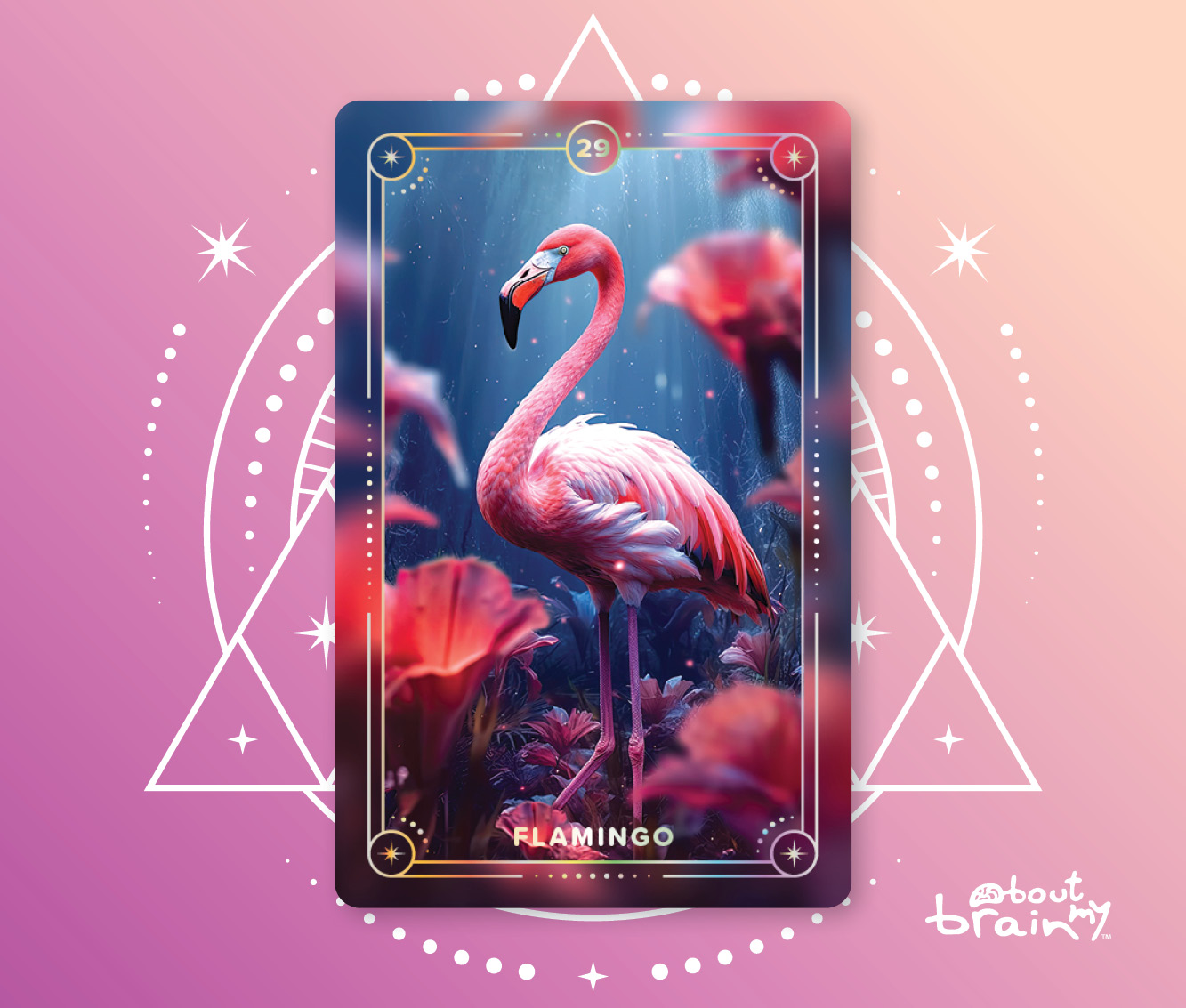 Banner Spirit Animals About My Brain Institute - Flamingo