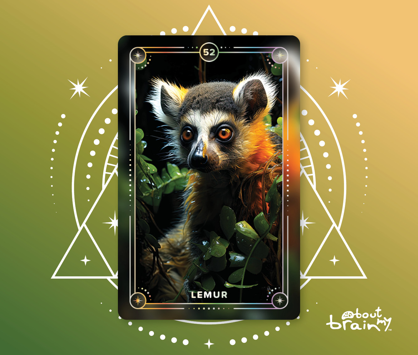 Banner Spirit Animals About My Brain Institute - Lemur