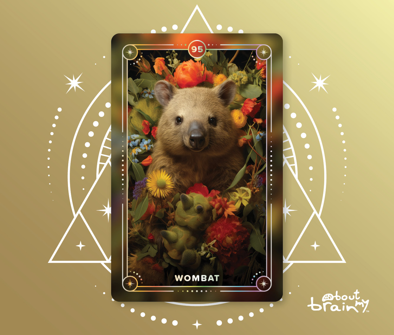 Banner Spirit Animals About My Brain Institute - Wombat